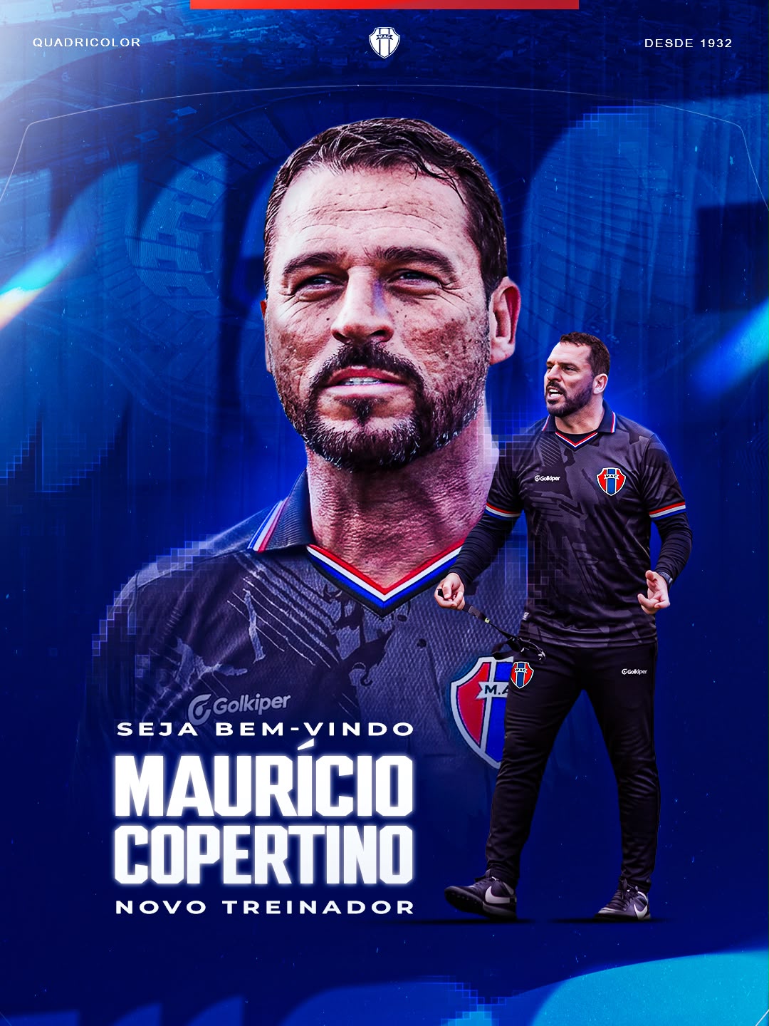 Maurício Copertino é o novo técnico do Maranhão Atlético